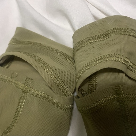 Lululemon green mesh leggings full length - Picture 1 of 3